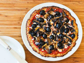 Dukan Karnıbahar Mantarlı ve Zeytinli Pizza