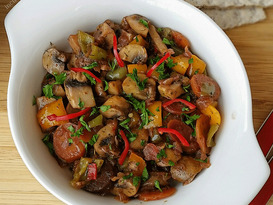 Sebzeli Mantarlı Meze