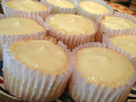 Sarı Cheesecake Cupcakes