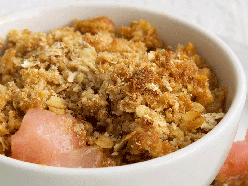 Rhubarb (Ravent) Kırıntısı